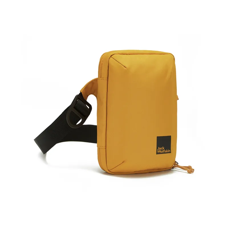 Jack Wolfskin Polyester Crossbody Bag Regular Unisex Black/Moss Green/Burnt Yellow-10