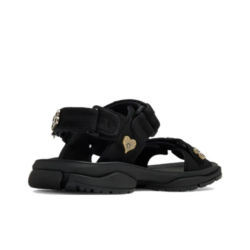 Balenciaga Tourist Beach Sandals Women's Black-2