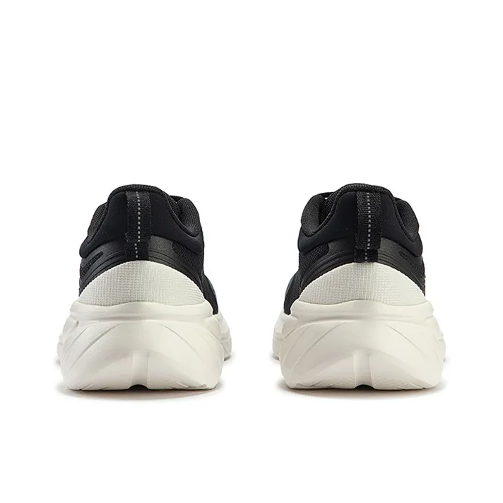 361° Anti Slip Wear Resistant Low Top Running Shoes Women's Black White-3
