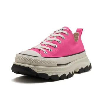 Converse Anti Slip Wear Resistant Low Top Canvas Shoes Unisex Pink
