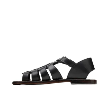 Silvano Sassetti Roman Sandals Men's Black