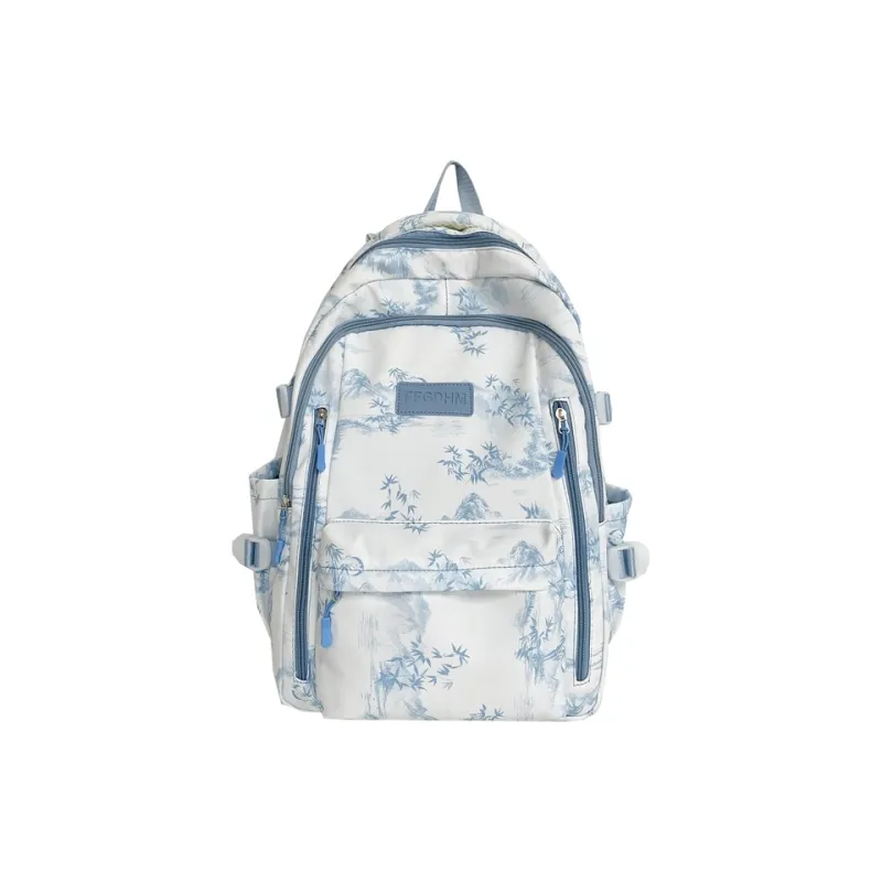 Kaka Tree Composite Cloth Backpack Regular Unisex Multicolor-11