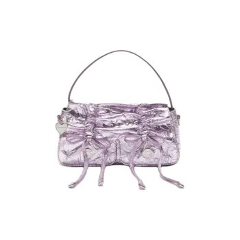 Acne Studios Goatskin Portable Crossbody Bag, Shoulder Bag Women's Lavender