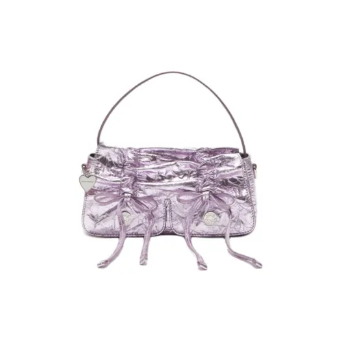 Acne Studios Goatskin Portable Crossbody Bag, Shoulder Bag Women's Lavender