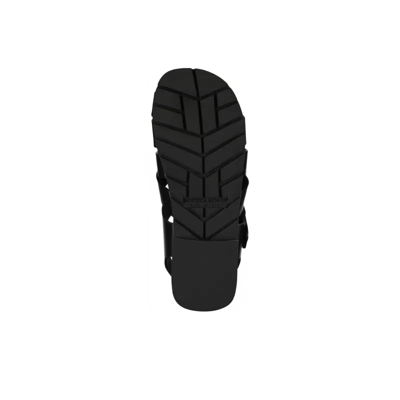 Bottega Veneta Alfie Roman Sandals Men's Black-5