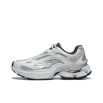 LiNing Aurora RENEW Wear Resistant Slip Resistant Support Height Increasing Low Top Casual Shoes Women's Silver Blue