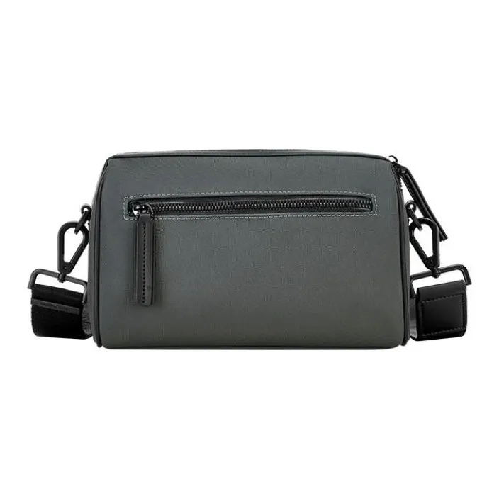 Hush Puppies Fabric Shoulder Bag Men's Black-7