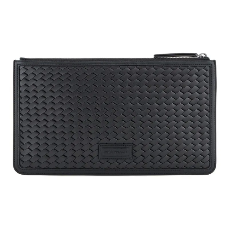 EMPORIO ARMANI Polyester Clutch Men's Black-0
