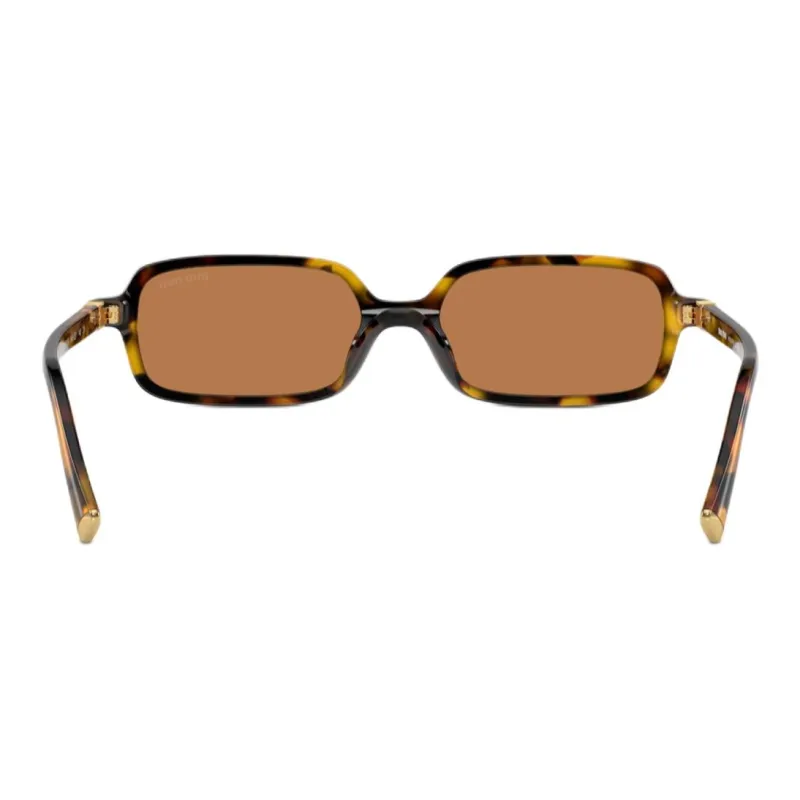 MIU MIU Tortoiseshell effect Rectangle frame Sunglasses-3