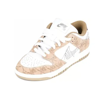 THE SHOE SURGEON x Nike Dunk SB Slip Resistant Low Top Casual Shoes Men's Brown White
