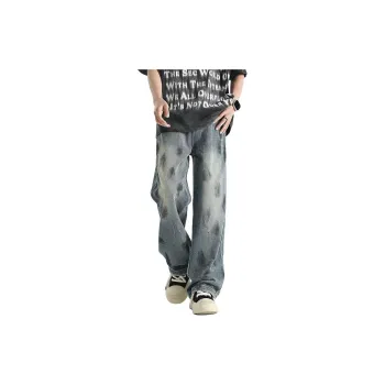 PAINT STAIN Jeans Unisex Blue