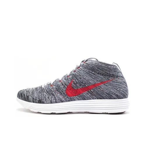 Nike Lunar Flyknit Chukka Wolf Grey Red