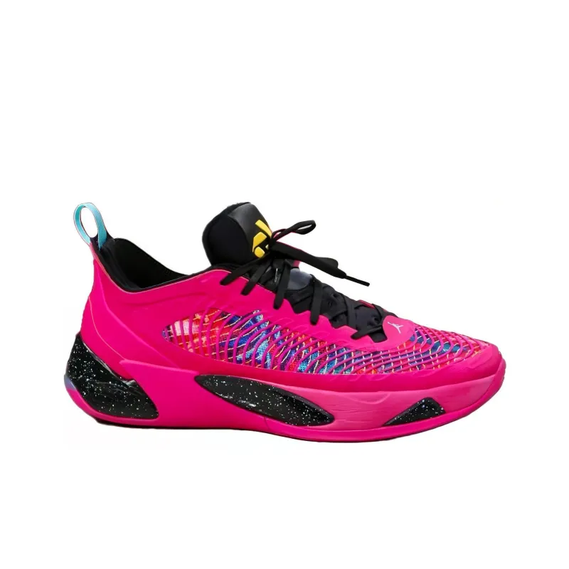Jordan Luka 1 Cushioning Anti-Slip And Wear-Resistant Low-Top Basketball Shoes Men's Fuchsia-1