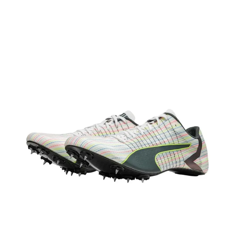PUMA Future Anti Slip Wear Resistant Low Top Carbon Plate Sprint Running Shoes Unisex White-2