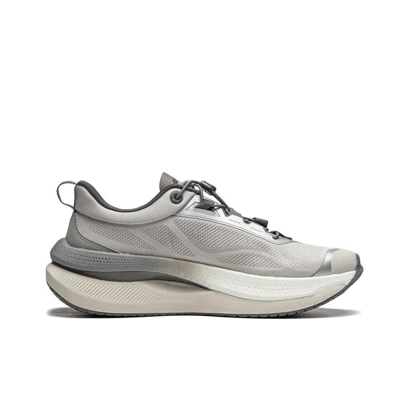 LiNing SOFT GO MAX Slip Resistant, Abrasion Resistant, Breathable Low Top Casual Shoes Men's Gray-1