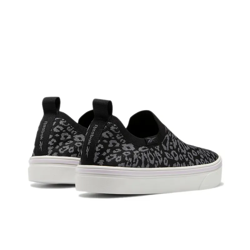 Reebok Women's OnLux Slip On 'Black Leopard' Women's-4