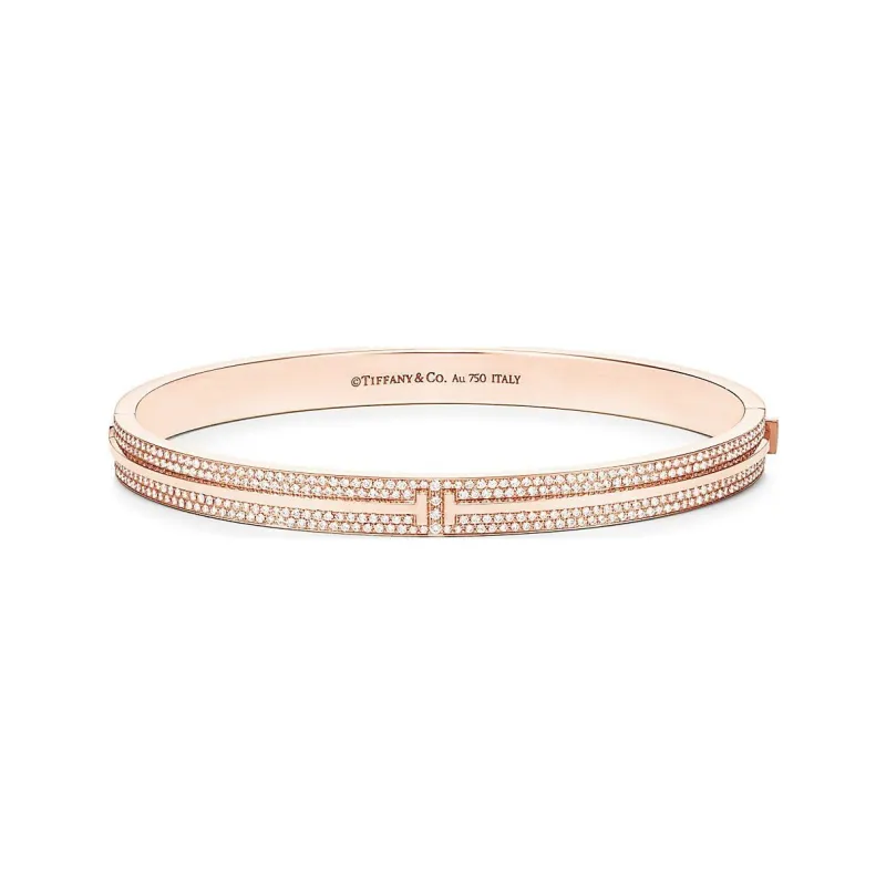 TIFFANY & CO. 18K Rose Gold Bangles Unisex Rose Gold-0