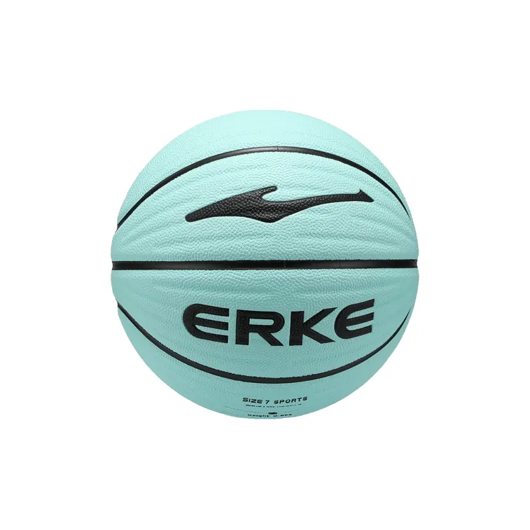 Erke PU Basketball Green Size 7 Training Match Unisex-0