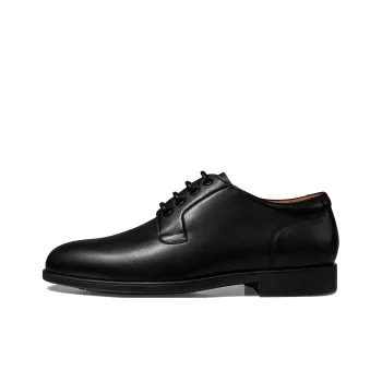 Zuti British Business Calfskin Derby Shoes Dress Shoes Men's Black
