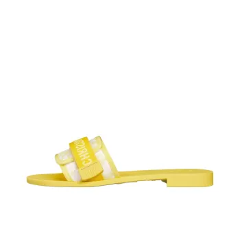 DIOR Diorevolution Slide Slippers Women's Yellow