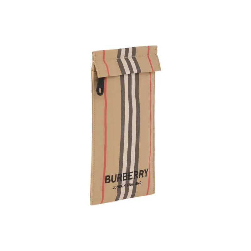 Burberry Fabric Coin Purse Women's Beige-1
