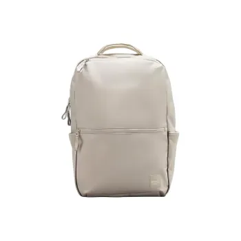 Lululemon Polyester Backpack Regular Unisex Original Linen Mixed Gray Eucalyptus