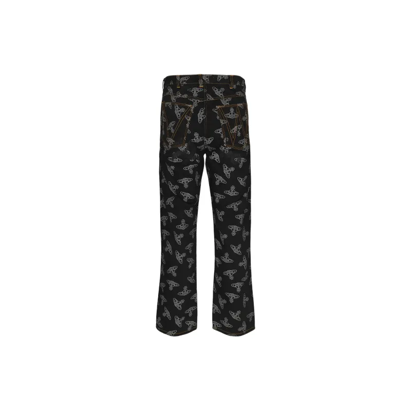 Vivienne Westwood SS24 Jeans Unisex Black-1