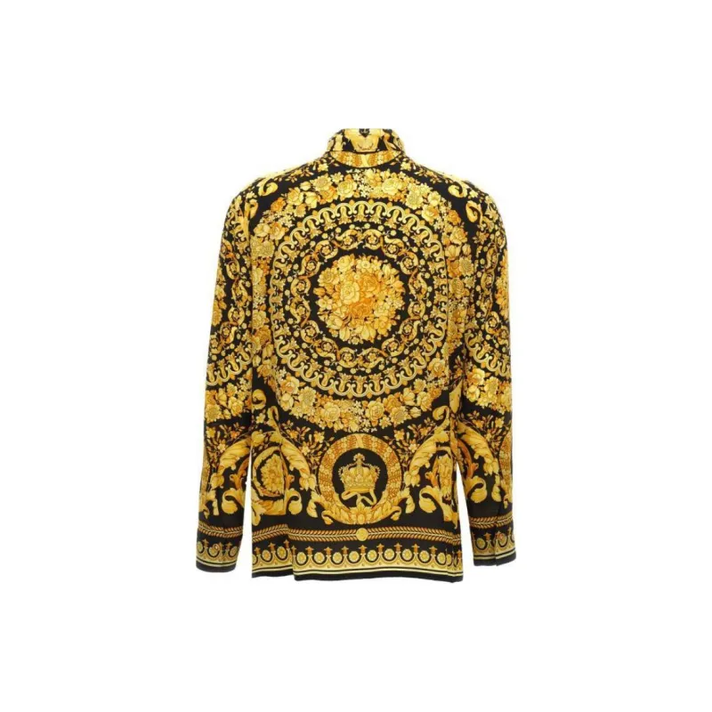VERSACE Barocco Printed Long Sleeved Shirt-1