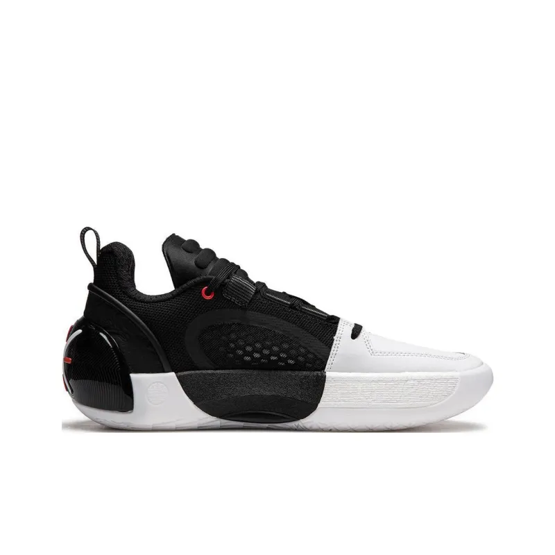 LINING Full City 12 ENCORE Basketball Shoes Men Low Top Black White-1