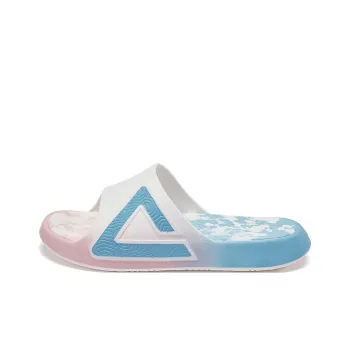 PEAK State Pole Classic Drag Quiet Slip Resistant Abrasion Resistant Slide Slippers Men's Pink Blue