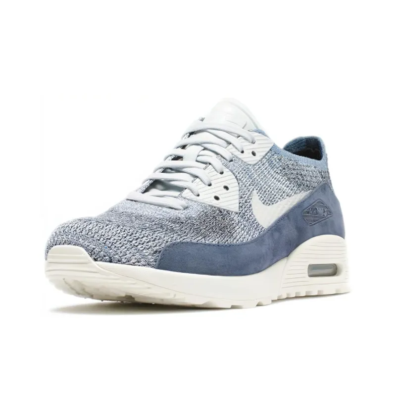 Nike Air Max 90 Ultra 20 Flyknit 'Grey White' Women's-1