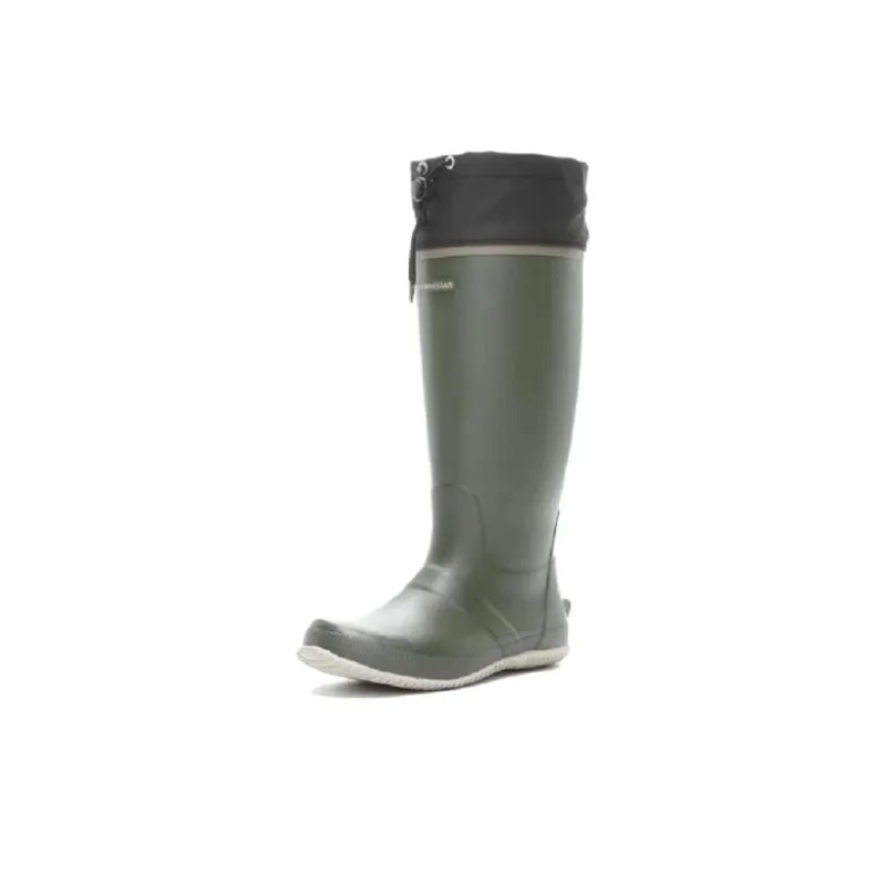 MoonStar Water-Resistant Rain Boots Men's Olive Green-0