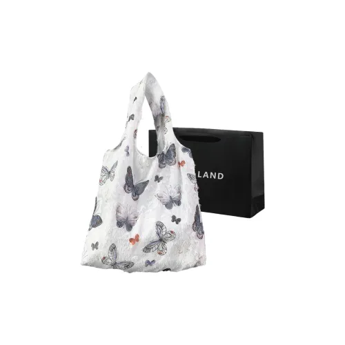 PINK·LAND Canvas Bag Shoulder Bag Women's Blue/Pink