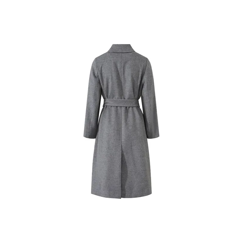 MaxMara Studio Coat Women's Light Mixed Gray-1