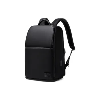 QRST Microfiber With Oxford Backpack, Laptop Bag, Travel Bag Men's Black