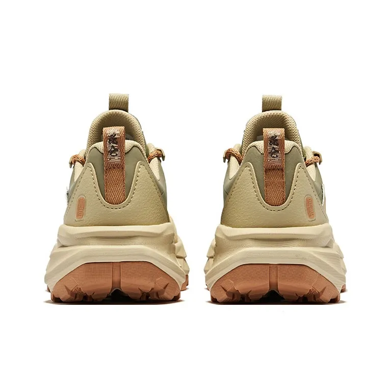 Erke Kunlun 2 Durable Breathable Low-Top Casual Shoes Men's Light Brown-3