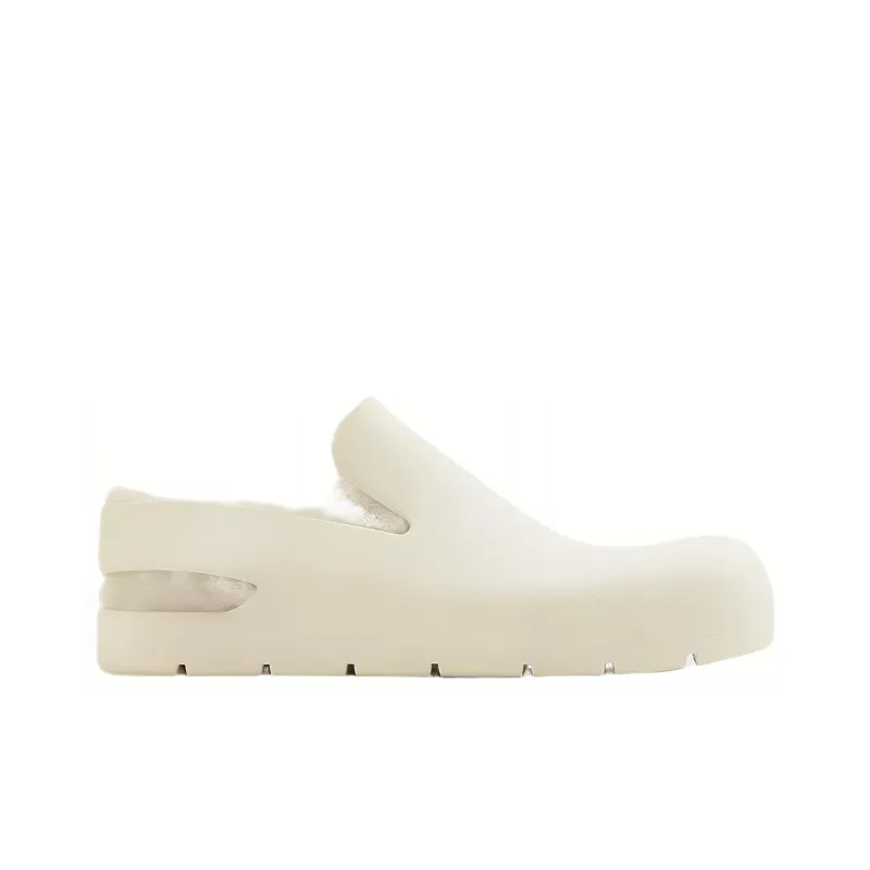 Bottega Veneta Puddle Casual Single Shoes Women's White-1