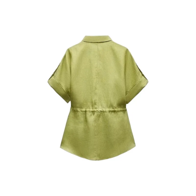 ZARA Shirts Women's Green-1