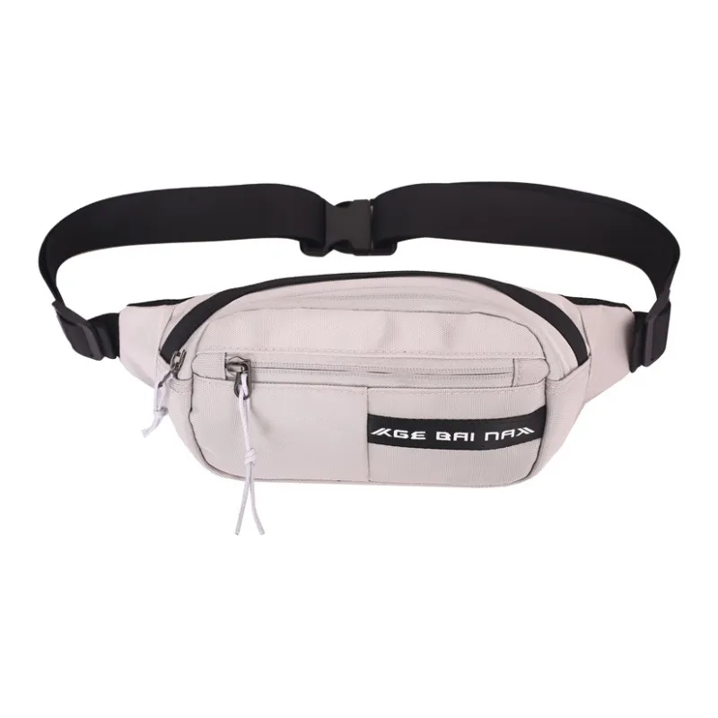 OURFUN Nylon Sling Bag Unisex Orange Yellow/Light Gray/Black/Yellow/Green/Blue-2