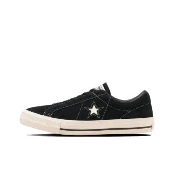 Converse One Star Anti Slip Wear Resistant Low Top Skateboard Shoes Unisex Black
