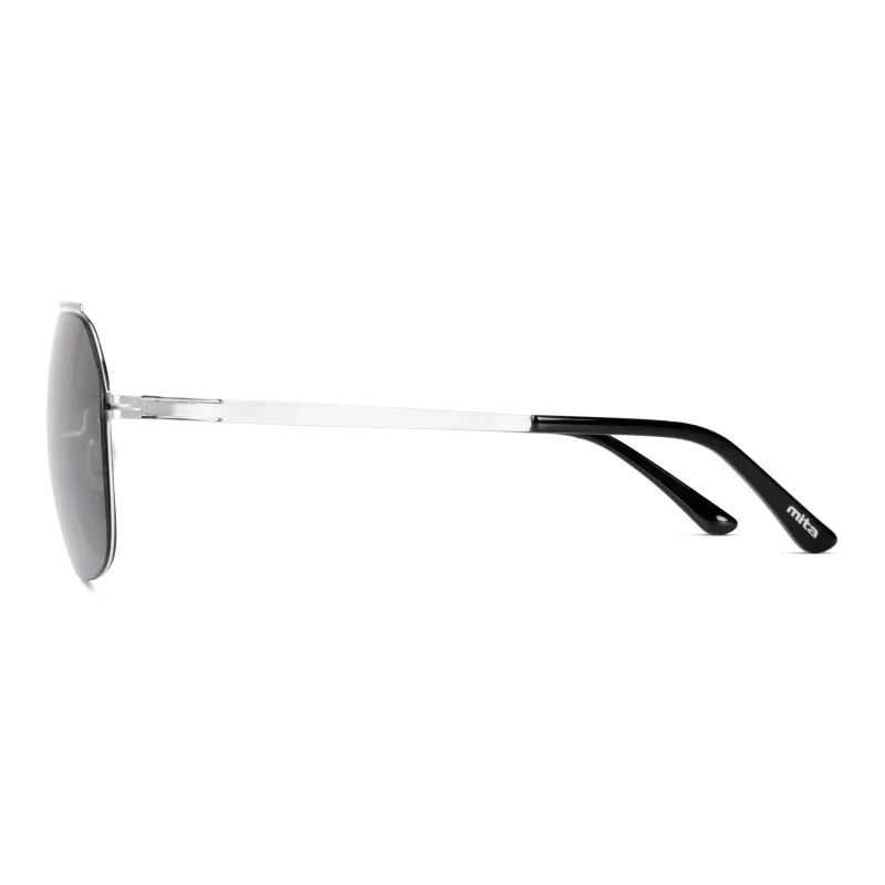 Mita Stainless Steel Round Sunglasses Unisex-8