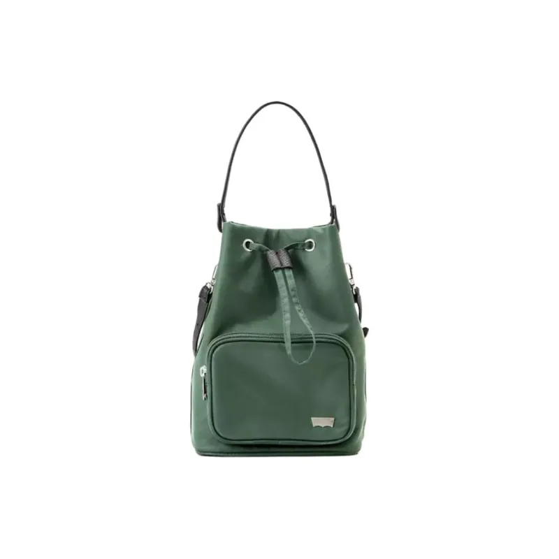 Levi's Polyamide Bucket Bags Shoulder Bags Regular Women's Dark Green-0