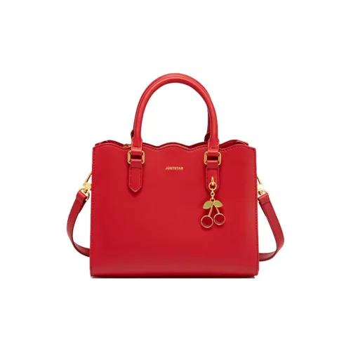 JUST STAR PU Leather Wedding Handbag Shoulder Bag Women's Red