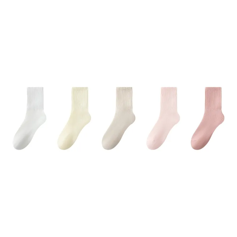 MIIOW Mid Calf Socks Women's Combo Set-11