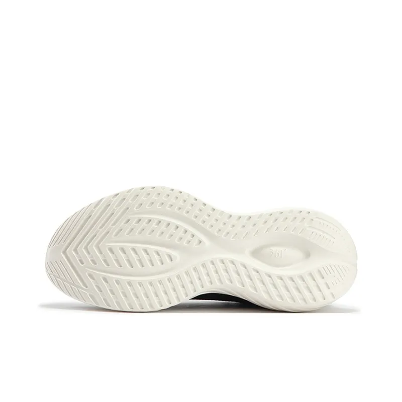 361° Anti Slip Wear Resistant Low Top Running Shoes Women's Black White-4
