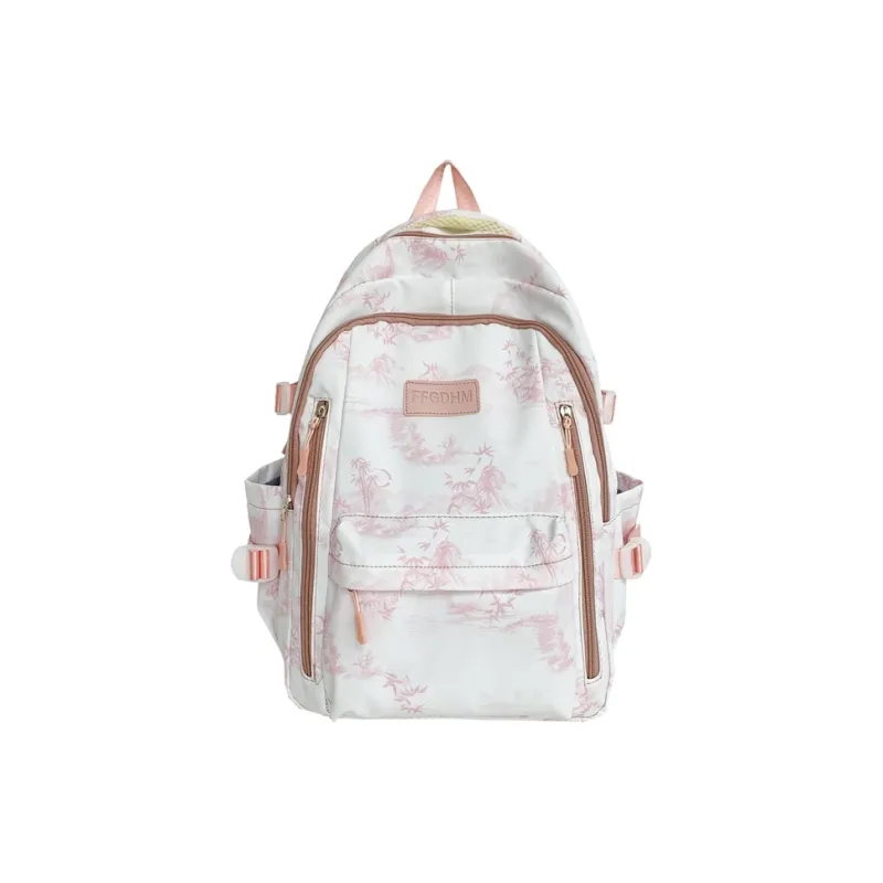 Kaka Tree Composite Cloth Backpack Regular Unisex Multicolor-9