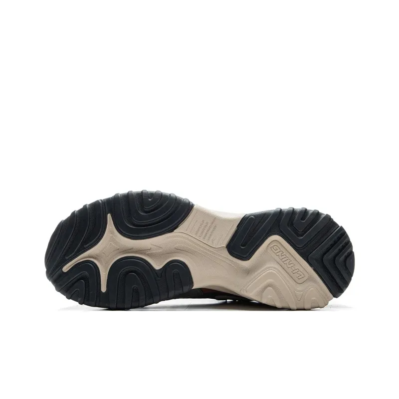 LiNing Churui V2 Wear-Resistant Slip-Resistant Low-Top Casual Shoes Men's Black Gray Green-6