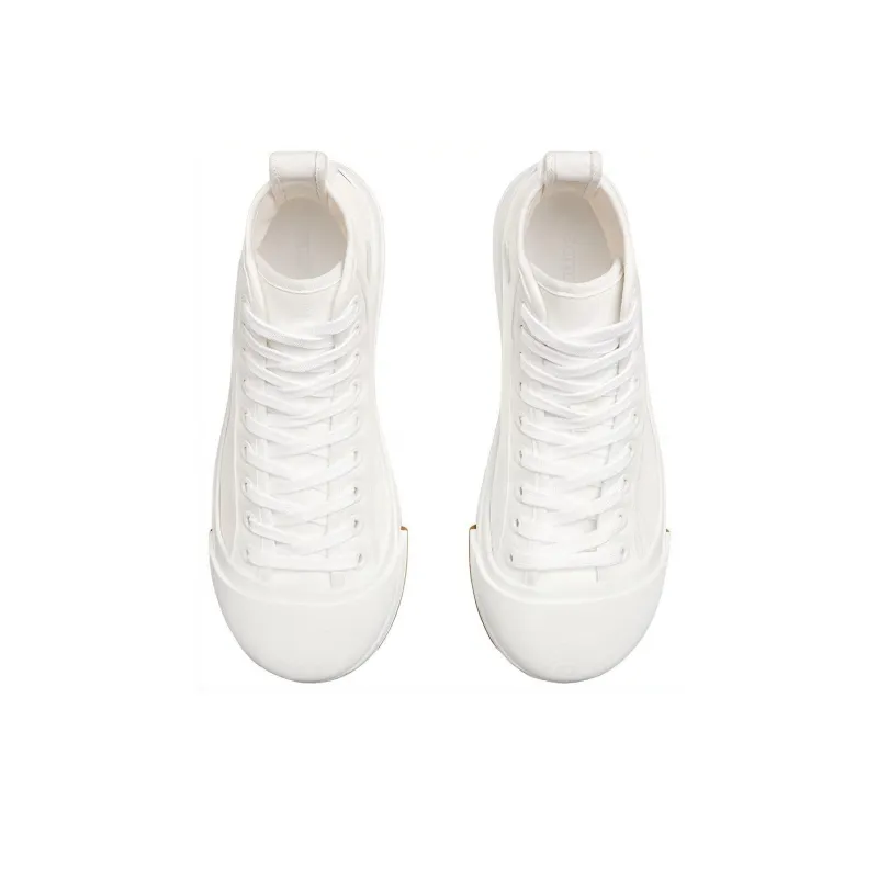Bottega Veneta Vulcan Stylish Skateboarding Shoes Women's White-1