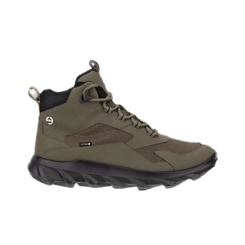 Ecco Anti-Slip Wear-Resistant Mid-Top Casual Shoes Men's Green-1