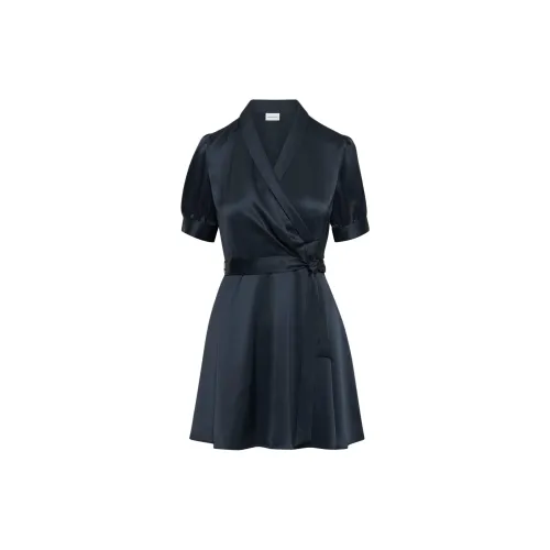 ARITZIA Short-Sleeved Dresses Women's Dark Night Navy/Blackout Navy